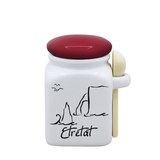 POT BLANC PM COUV. ROUGE+CUIL. BOIS-ETRETF