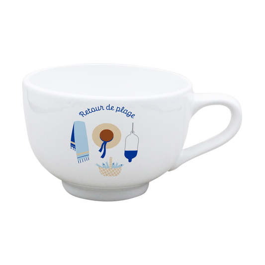 BOL JUMBO BLANC-RETOUR DE PLAGE LA PETITE EMI