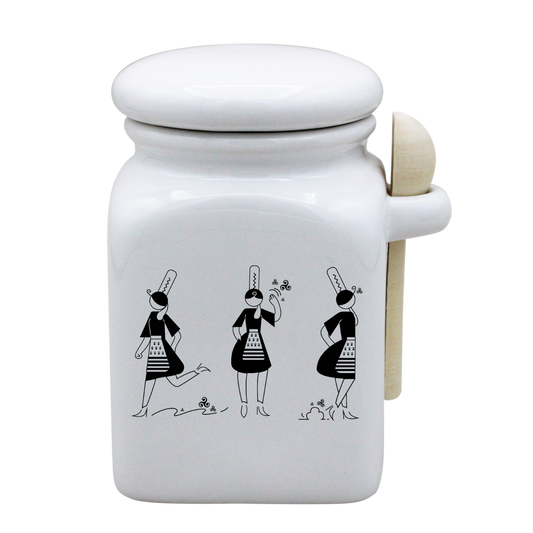 POT BLANC MM COUV. BLANC+CUIL. BOIS - ARMELLE BIGOUDENE 3 PICTOS