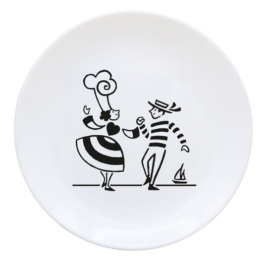 ASSIETTE DESSERT 19cm LUMINARC-LES DANSEURS