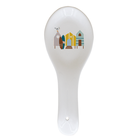 REPOSE CUILLERE BLANC-CABINES ET SURF LA PETITE EMI