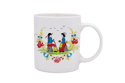MUG DROIT BLANC-RETRO