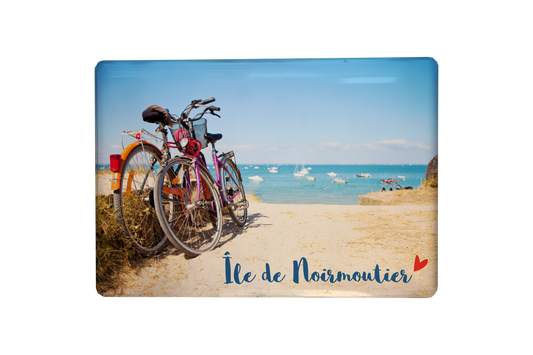 MAGNET NOIRMOUTIER PHOTO VELO PLAGE