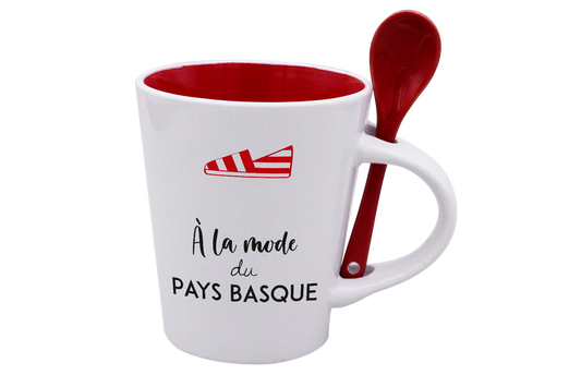 MUG CUILLERE BLANC INT. ROUGE-ESTEBAN3