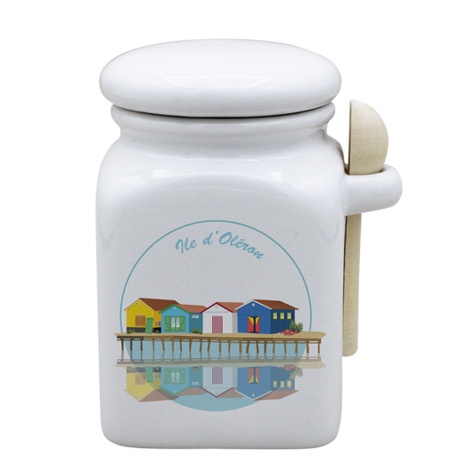 POT BLANC MM COUV. BLANC+CUIL. BOIS-CABOLERO