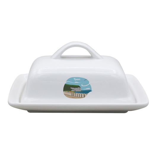 BEURRIER RECTANGLE BLANC-FYPORT