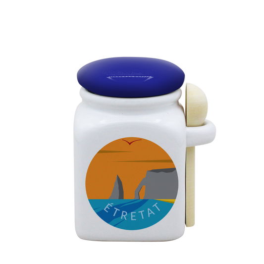 POT BLANC PM COUV. BLEU+CUIL. BOIS-SPECALVA