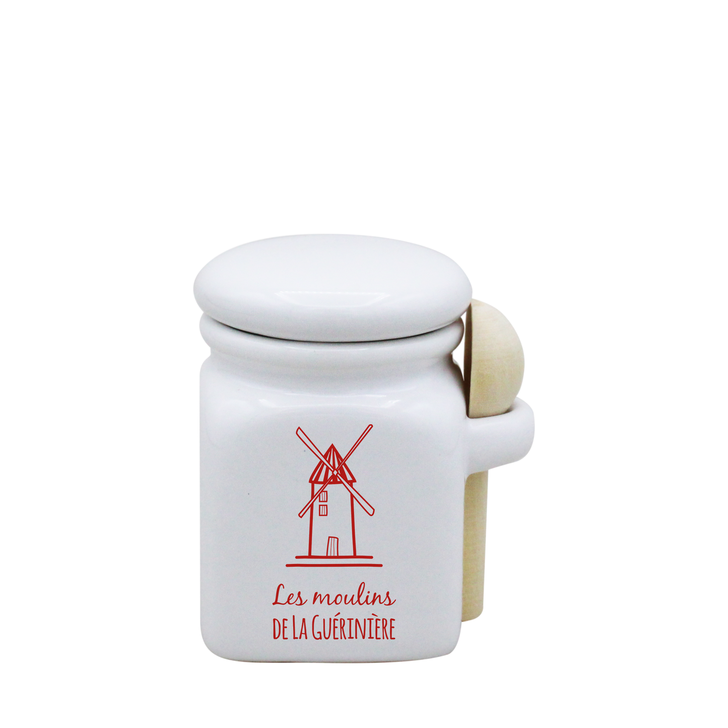 POT BLANC PM COUV. BAMBOO+CUIL. BOIS - SPE PETITES CAGNIOTTES MOULINS GUERINIERE