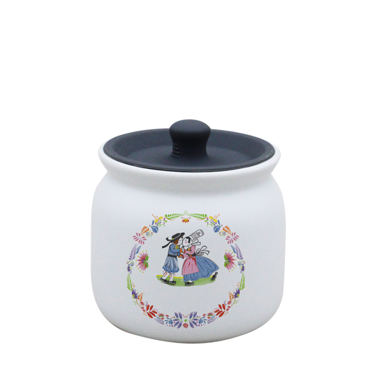 POT BLANC PM COUV. SILICONE GRIS-BTNER