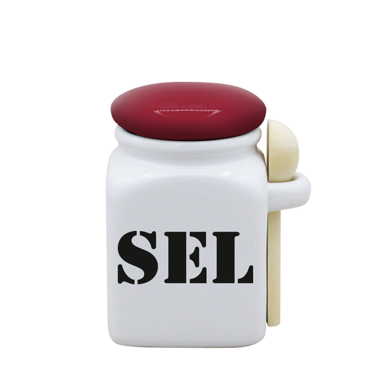 POT BLANC PM COUV. ROUGE+CUIL. BOIS-SELS