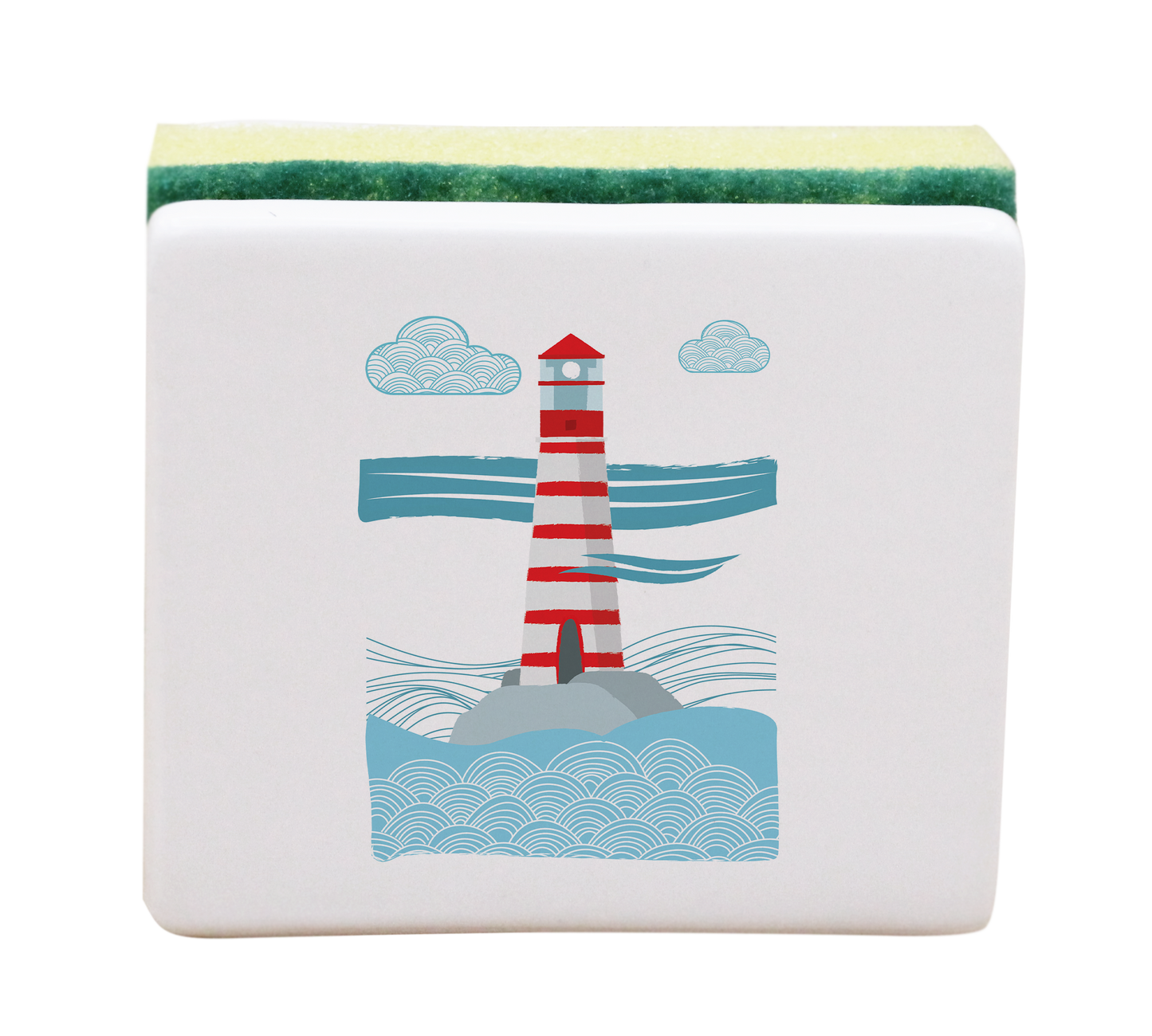 PORTE EPONGE BLANC-MARINPH