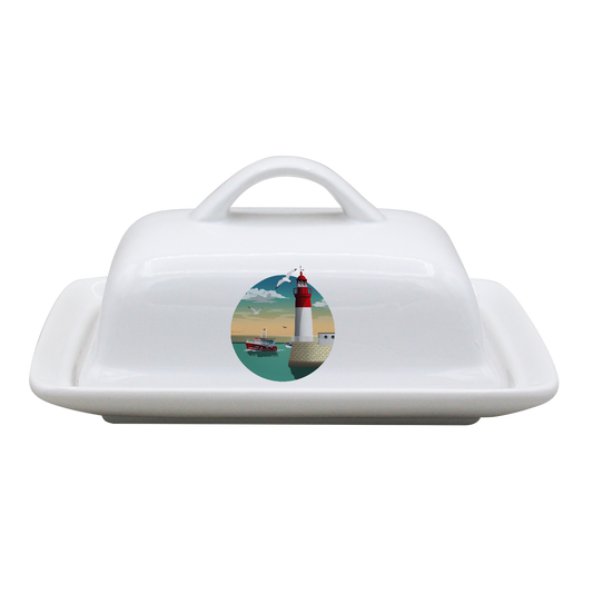 BEURRIER RECTANGLE BLANC-PHARECHA