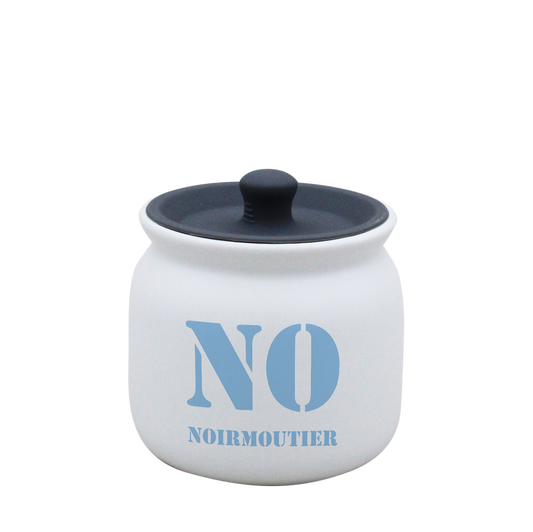POT BLANC PM COUV. SILICONE GRIS-NOIRNOT