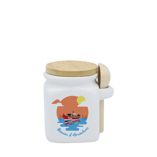 POT BLANC MINI COUV. BAMBOO+CUIL. BOIS-BASSINPI