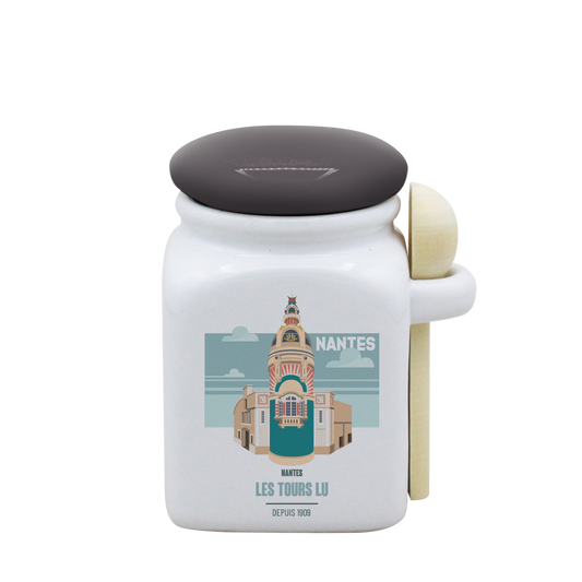 POT BLANC PM COUV. GRIS+CUIL. BOIS-NTETOUR