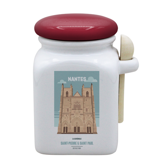 POT BLANC MM COUV. ROUGE+CUIL. BOIS-NTECATHE