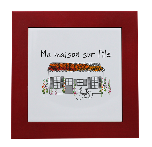 ENTOURAGE BOIS ROUGE-CARREAU FAIENCE 15x15 NU-MMASI