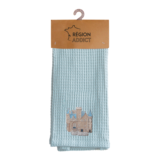 TORCHON NID D'ABEILLE CHATEAU QUIBERON