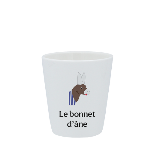 TASSE ESPRESSO BLANCHE S/ANSE - ANE ILE D RE