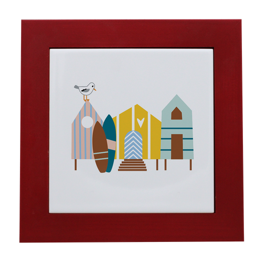 ENTOURAGE BOIS ROUGE-CARREAU FAIENCE 15x15 NU-EMICABI