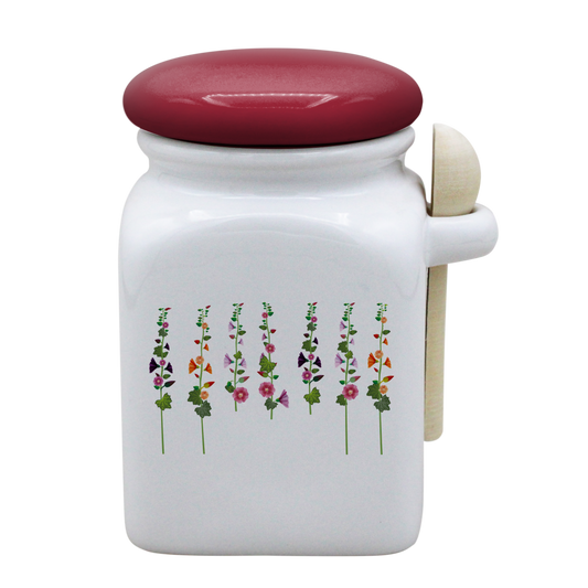 POT BLANC MM COUV. ROUGE+CUIL. BOIS-ROTRE
