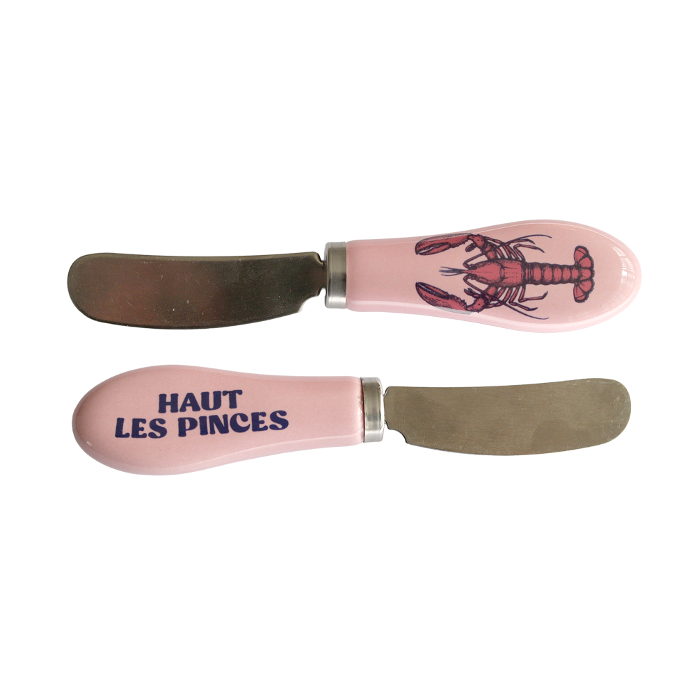 COUTEAU A TOASTINER SPE SABLAISE ROSE