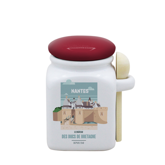 POT BLANC PM COUV. ROUGE+CUIL. BOIS-NTECHATO