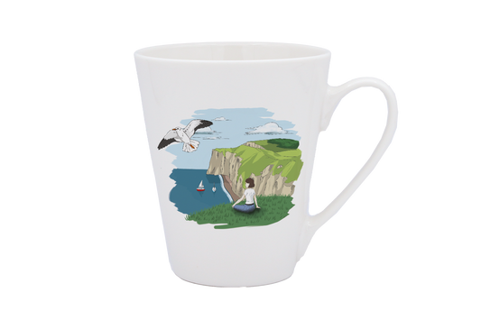 MUG CONIQUE BLANC-FALEFIL
