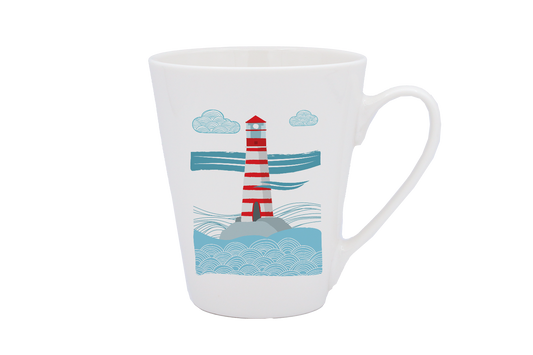 MUG CONIQUE BLANC-MARINPH