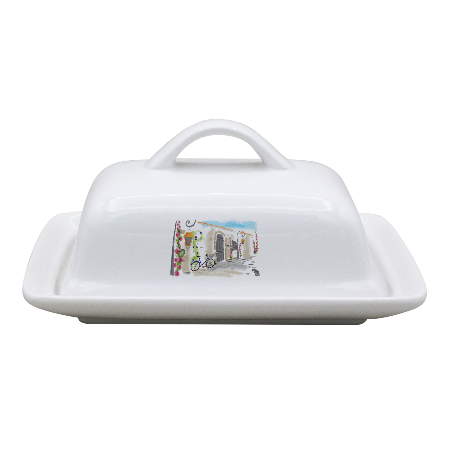 BEURRIER RECTANGLE BLANC-RUATL