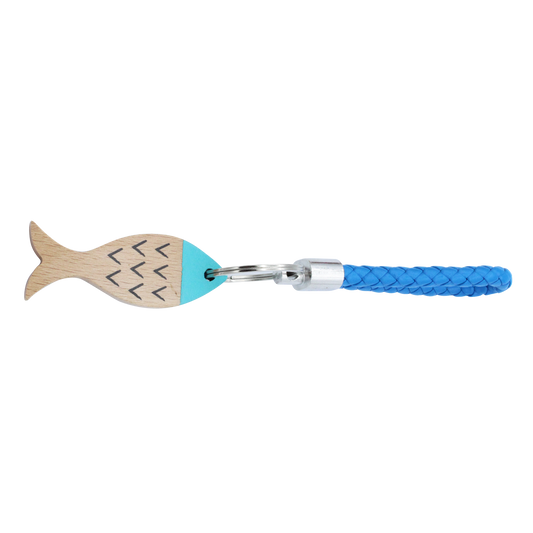 PORTE CLES BOIS CYAN POEMA