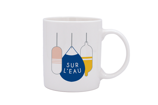 MUG DROIT BLANC-BOUEE SUR L'EAU LA PETITE EMI