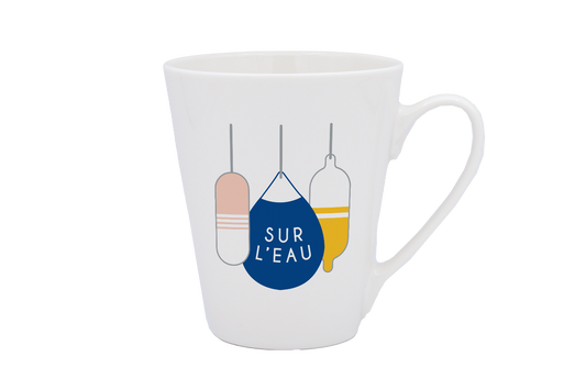 MUG CONIQUE BLANC-BOUEE SUR L'EAU LA PETITE EMI