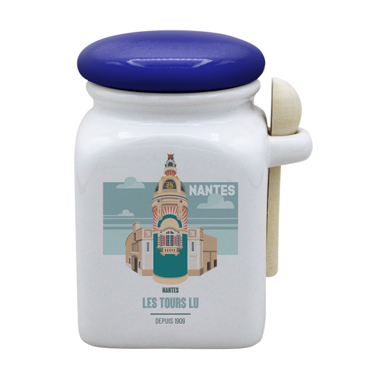 POT BLANC MM COUV. BLEU +CUIL. BOIS-NTETOUR