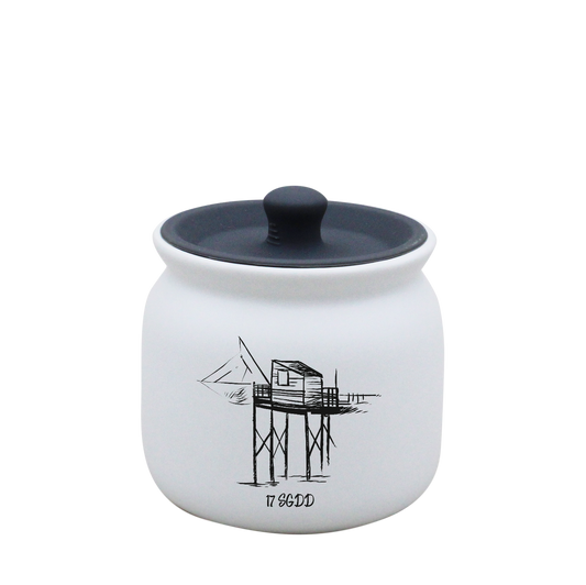 POT BLANC PM COUV. SILICONE GRIS-CAR17SGD