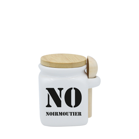 POT BLANC MINI COUV. BAMBOO+CUIL. BOIS-NOIRNO