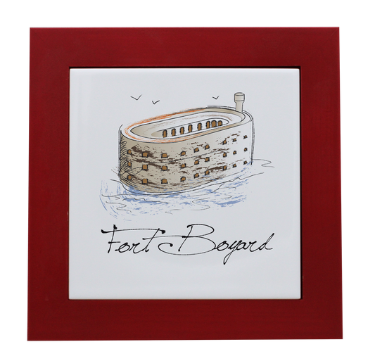 ENTOURAGE BOIS ROUGE-CARREAU FAIENCE 15x15 NU-FOBOYD