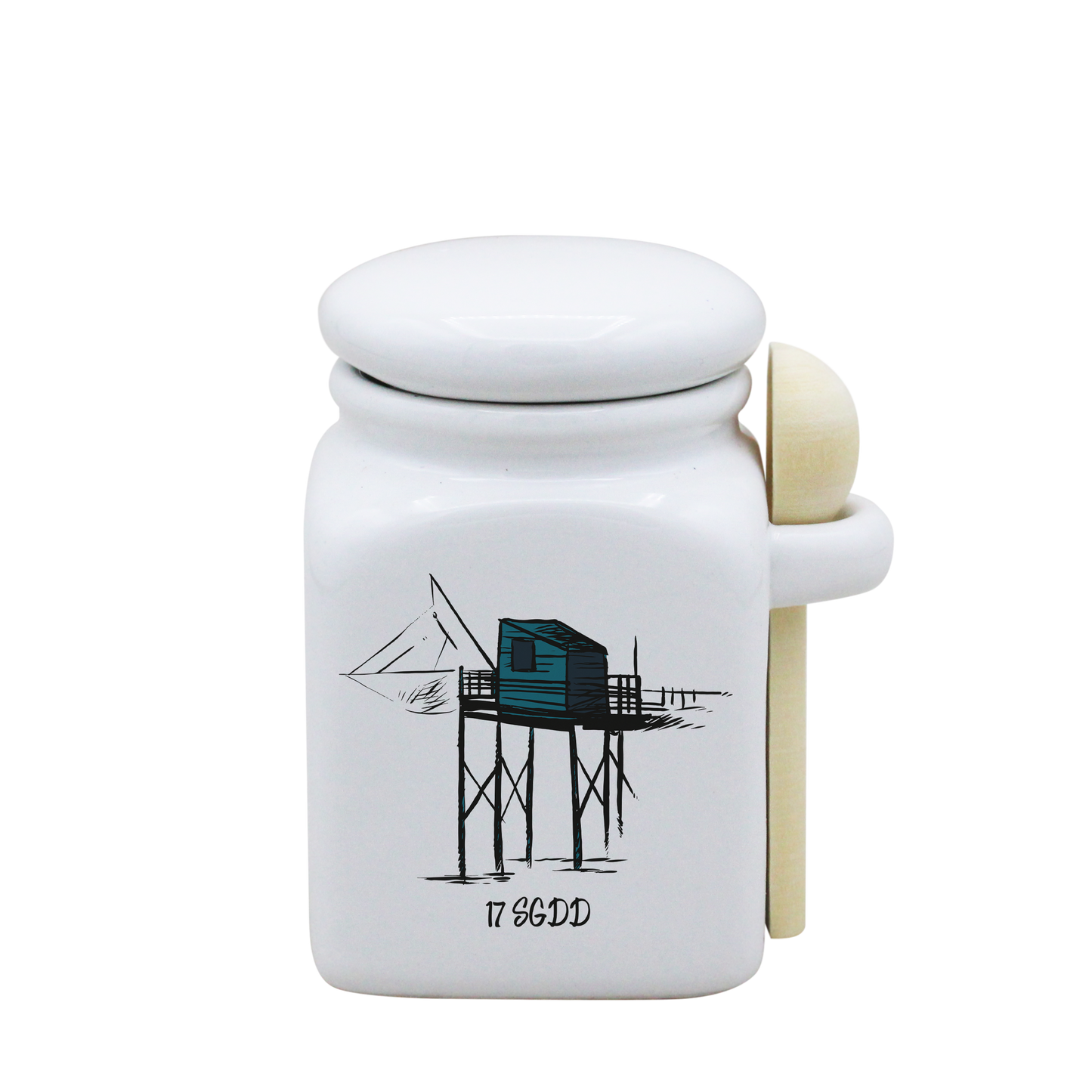 POT BLANC PM COUV. BLANC+CUIL. BOIS-CARBLE17