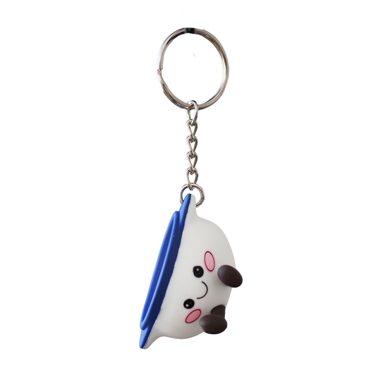 PORTE CLÉS SILICONE BOL À OREILLES