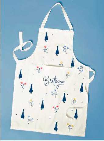TABLIER BIGOUDENE FLEURIE