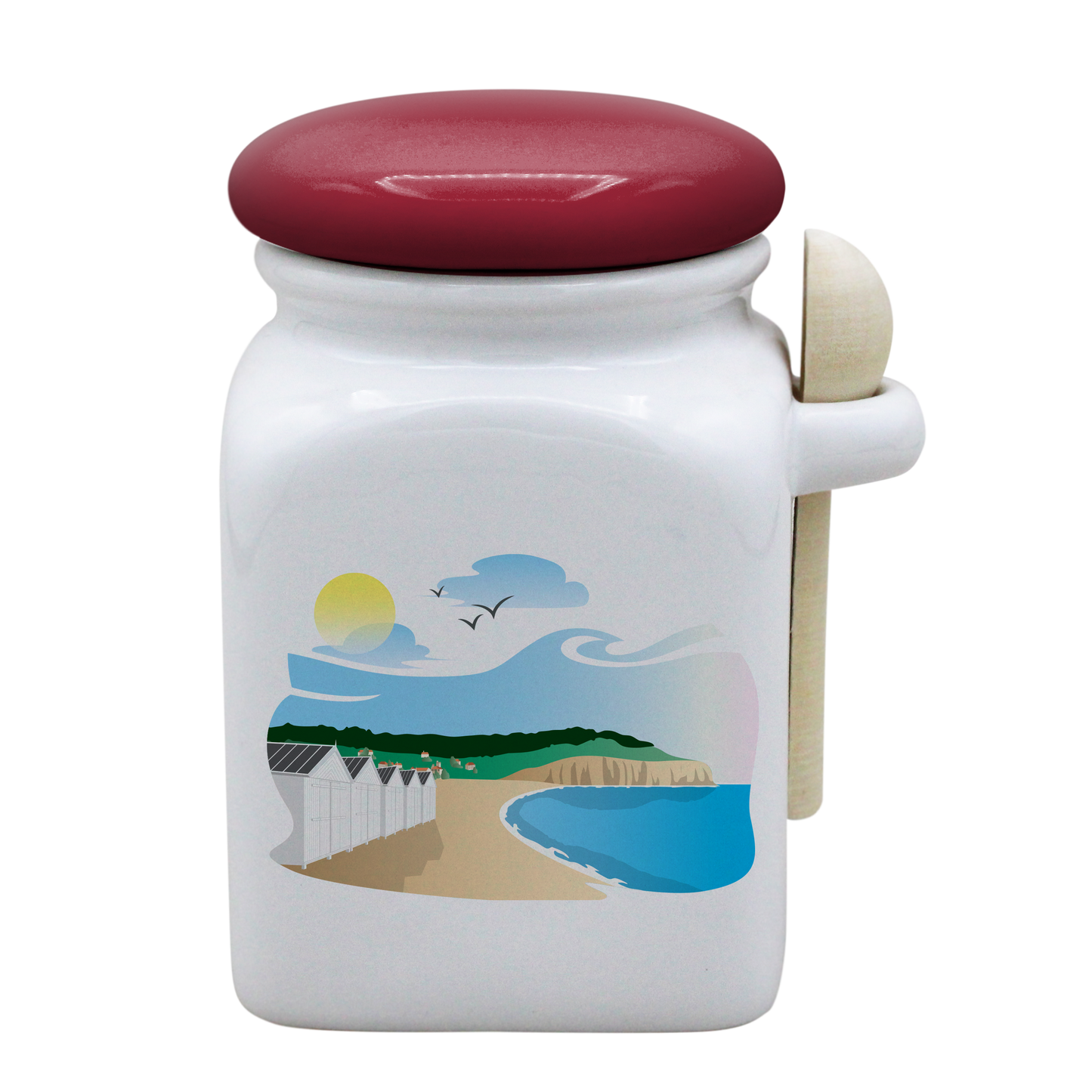 POT BLANC MM COUV. ROUGE+CUIL. BOIS-SPEQUIB