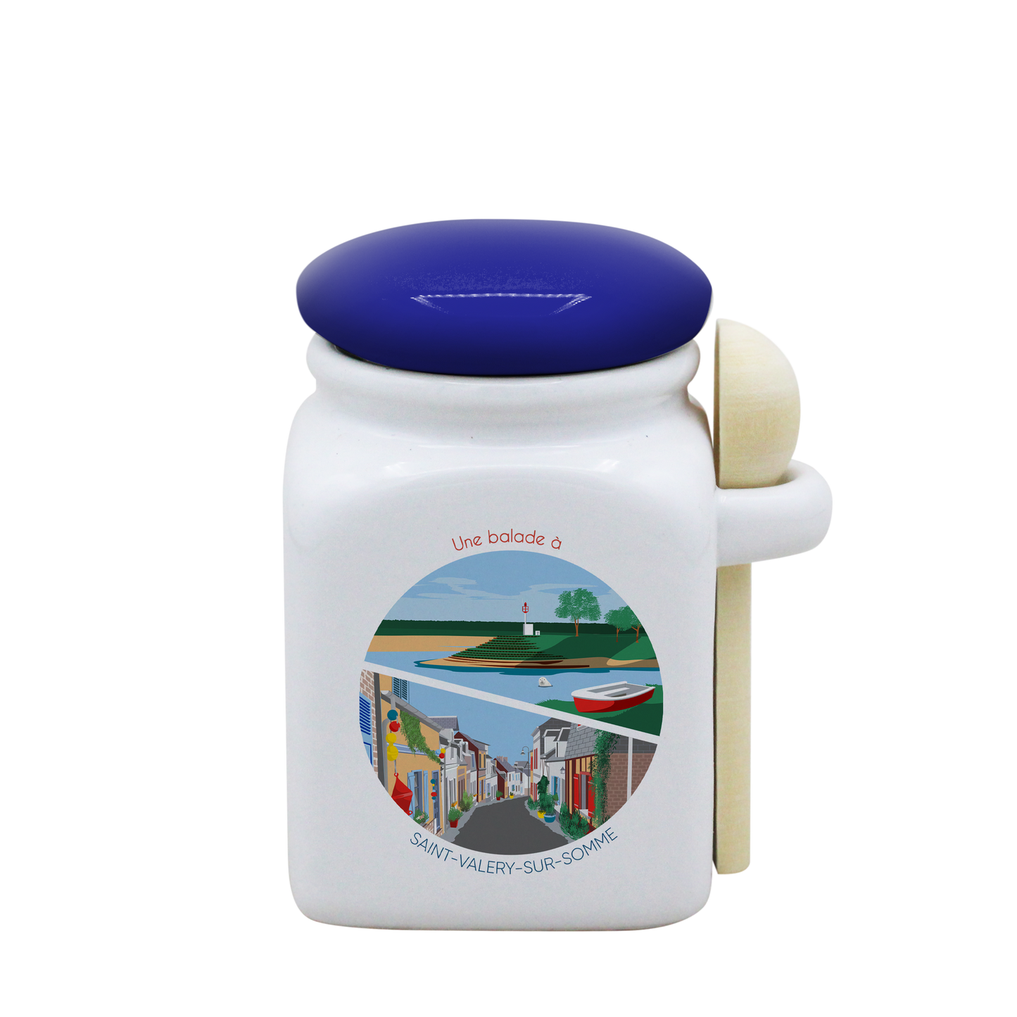 POT BLANC PM COUV. BLEU+CUIL. BOIS-SPESTVAL