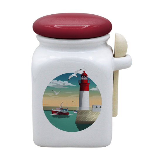 POT BLANC MM COUV. ROUGE+CUIL. BOIS-PHARECHA