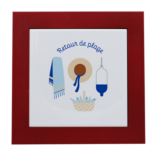 ENTOURAGE BOIS ROUGE-CARREAU FAIENCE 15x15 NU-EMIRTPLA