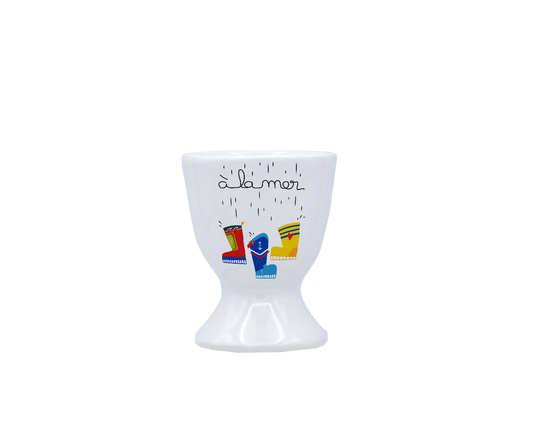 COQUETIER BLANC-A LA MER BOTTES