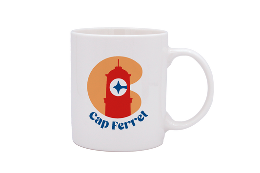 MUG DROIT BLANC - C CAP COUCHE DE SOLEIL