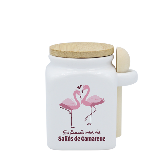 POT BLANC PM COUV. BAMBOO+CUIL. BOIS-FLAMANT