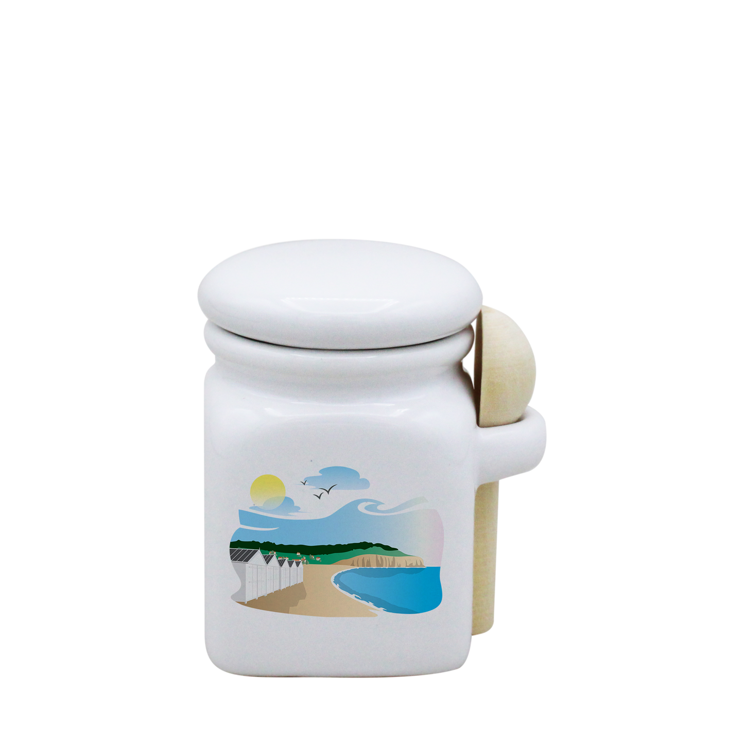 POT BLANC MINI COUV. BLANC+CUIL. BOIS-SPEQUIB