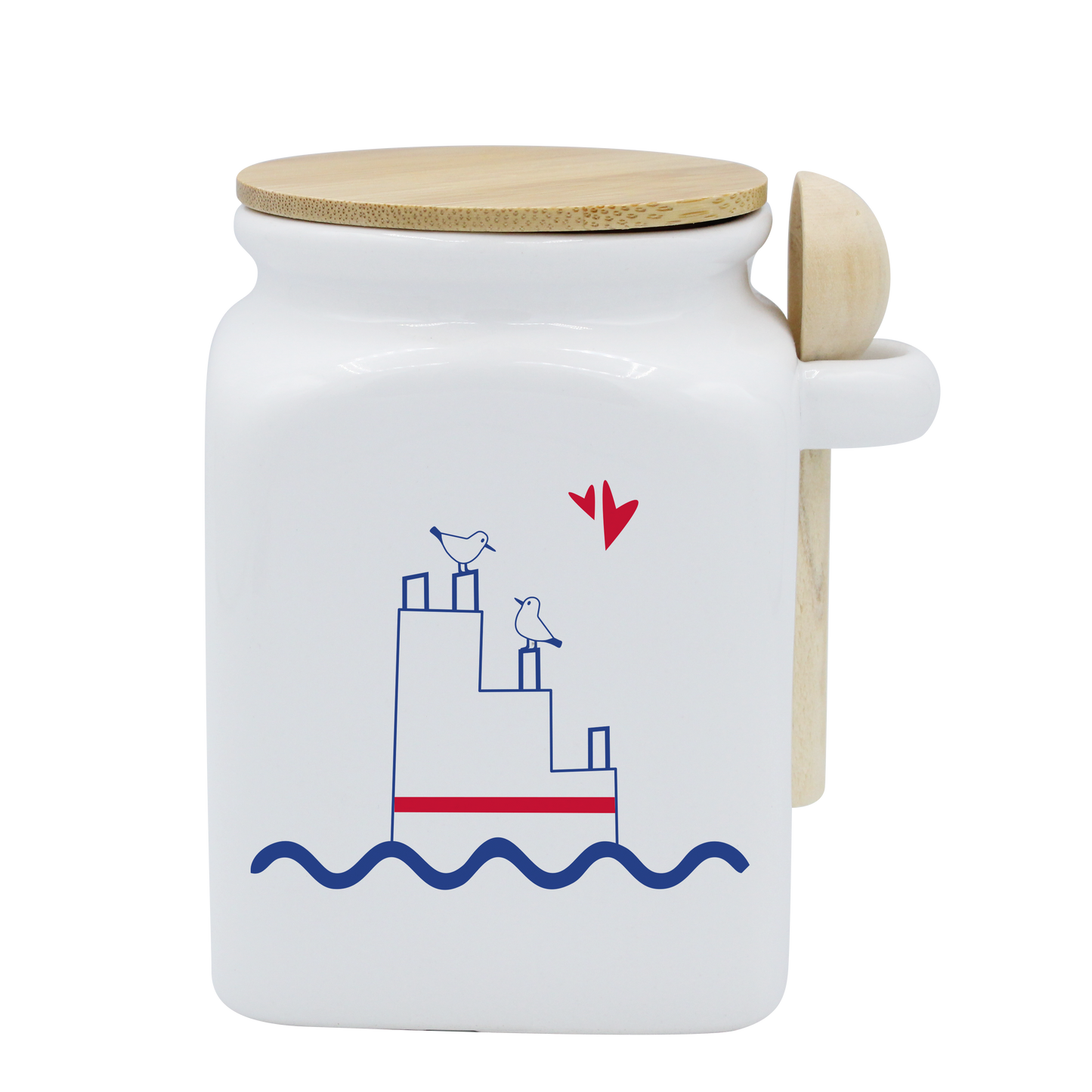 POT BLANC MM COUV. BAMBOU+CUIL. BOIS-PLAGE DES GODELINS LA PETITE EMI