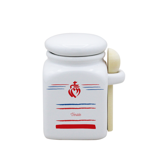 POT BLANC PM COUV. BLANC+CUIL. BOIS-VENDEEA